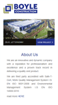 Mobile Screenshot of boyleconstruction.ie