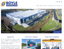 Tablet Screenshot of boyleconstruction.ie